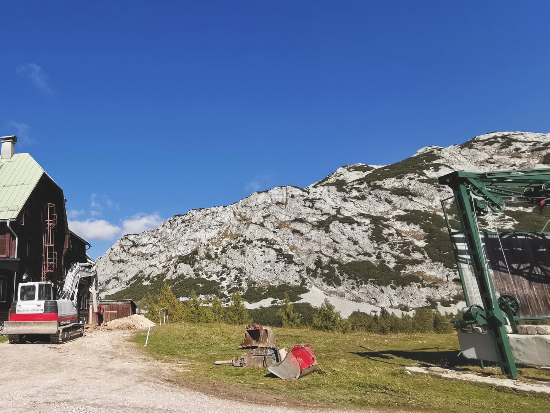 Baustelle beim Tauplitzhaus