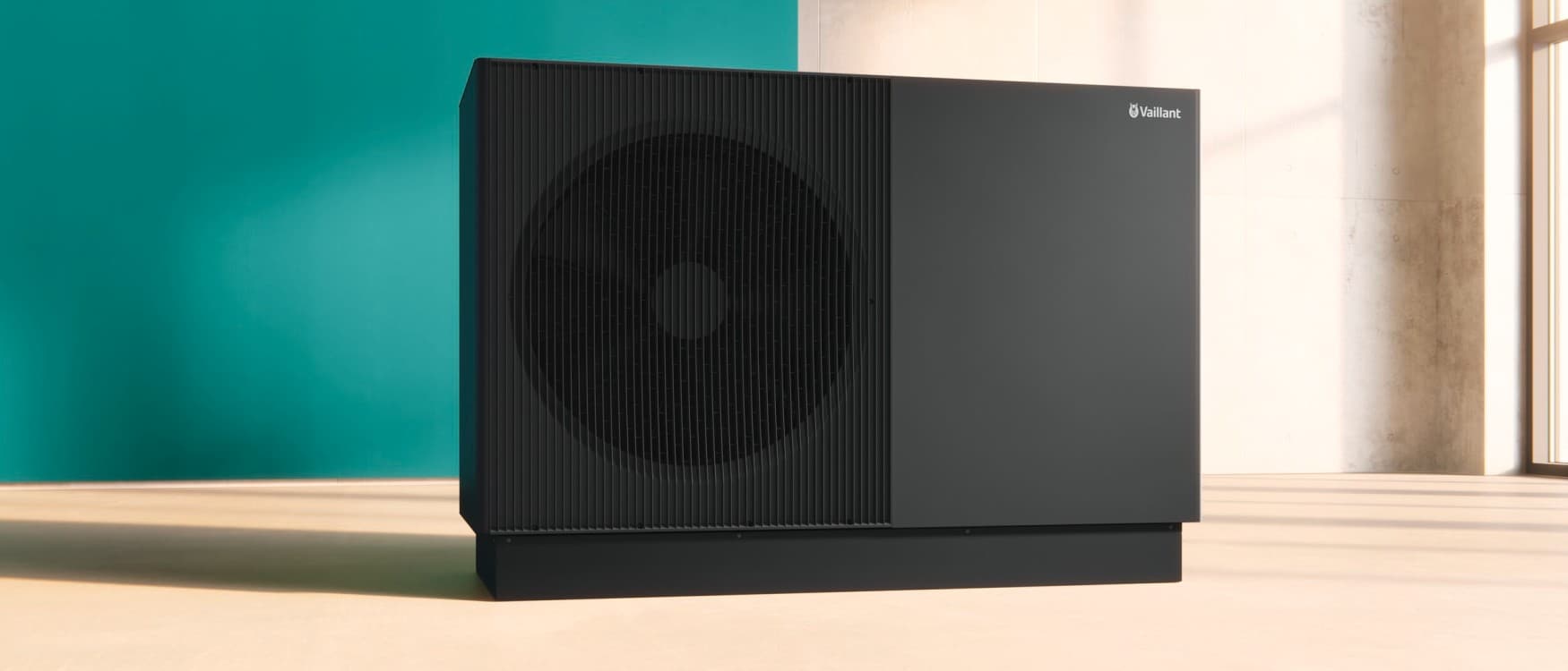 Die neue aroTHERM perform eignet sich für große Immobilien und Mehrfamilienhäuser. © Vaillant
