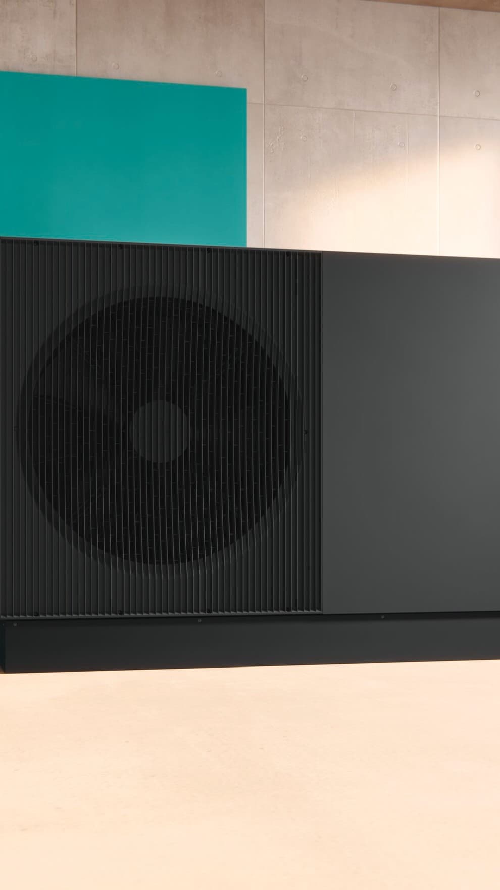 Die neue aroTHERM perform eignet sich für große Immobilien und Mehrfamilienhäuser. © Vaillant