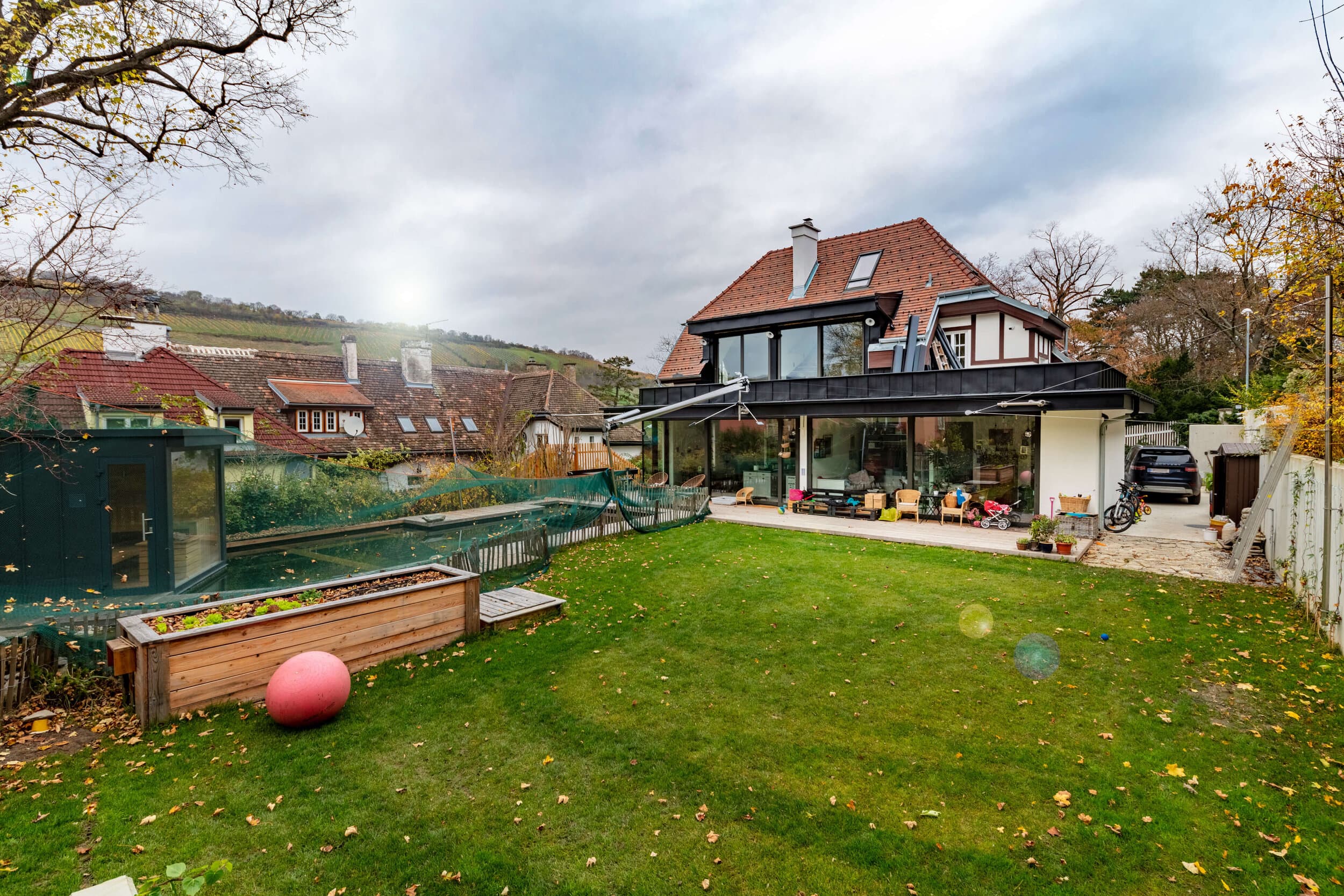 Garten einer Villa