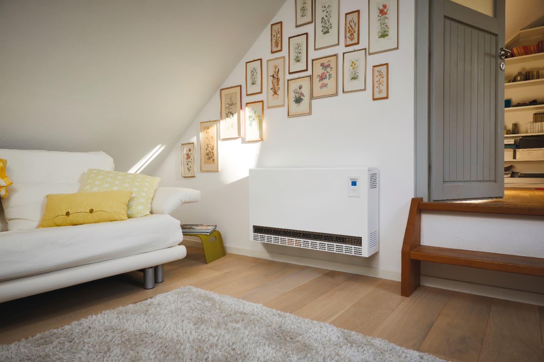 Elektroheizung in einem Wohnzimmer