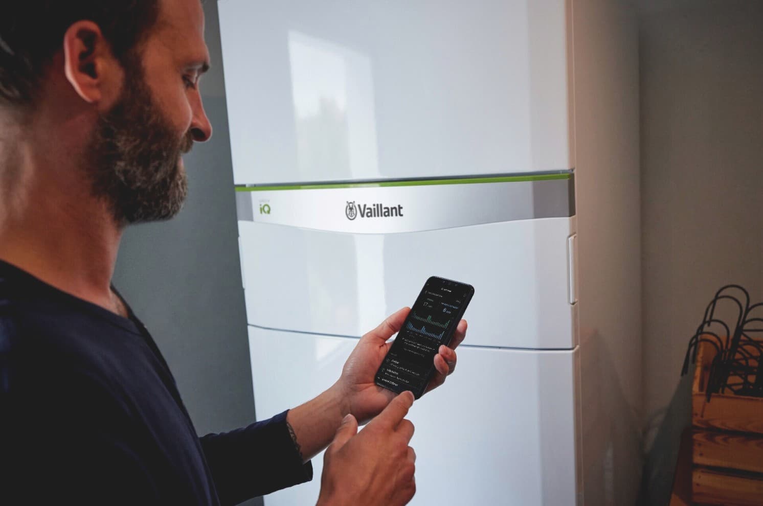 Innovativ vernetze Heiztechnologie durch die neueste Technologie: Einfach, schnell und zukunftsfähig (© Vaillant)