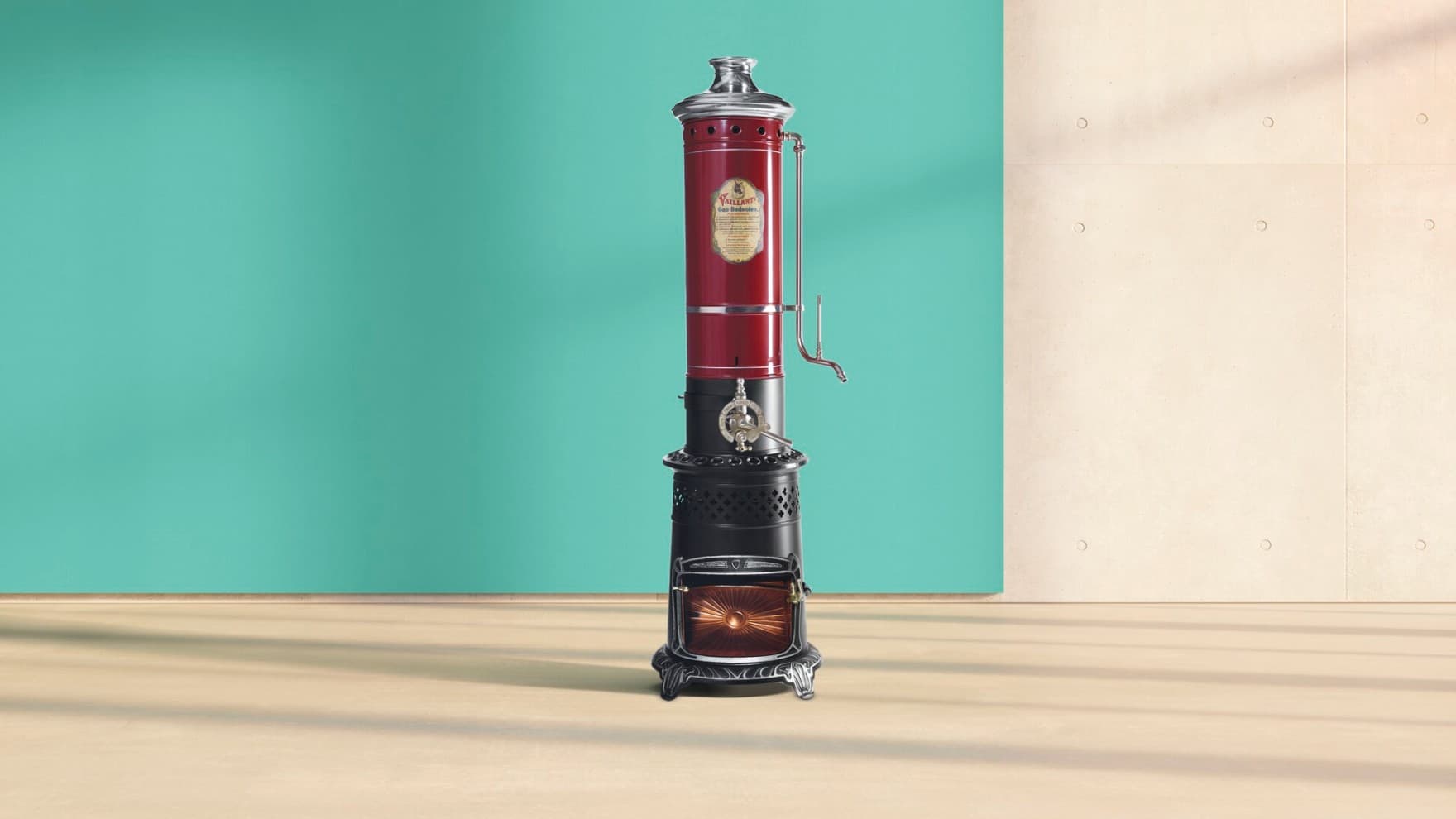 Innovation von Vaillant: der erste geschlossene Gas-Badheizkörper aus dem Jahr 1894