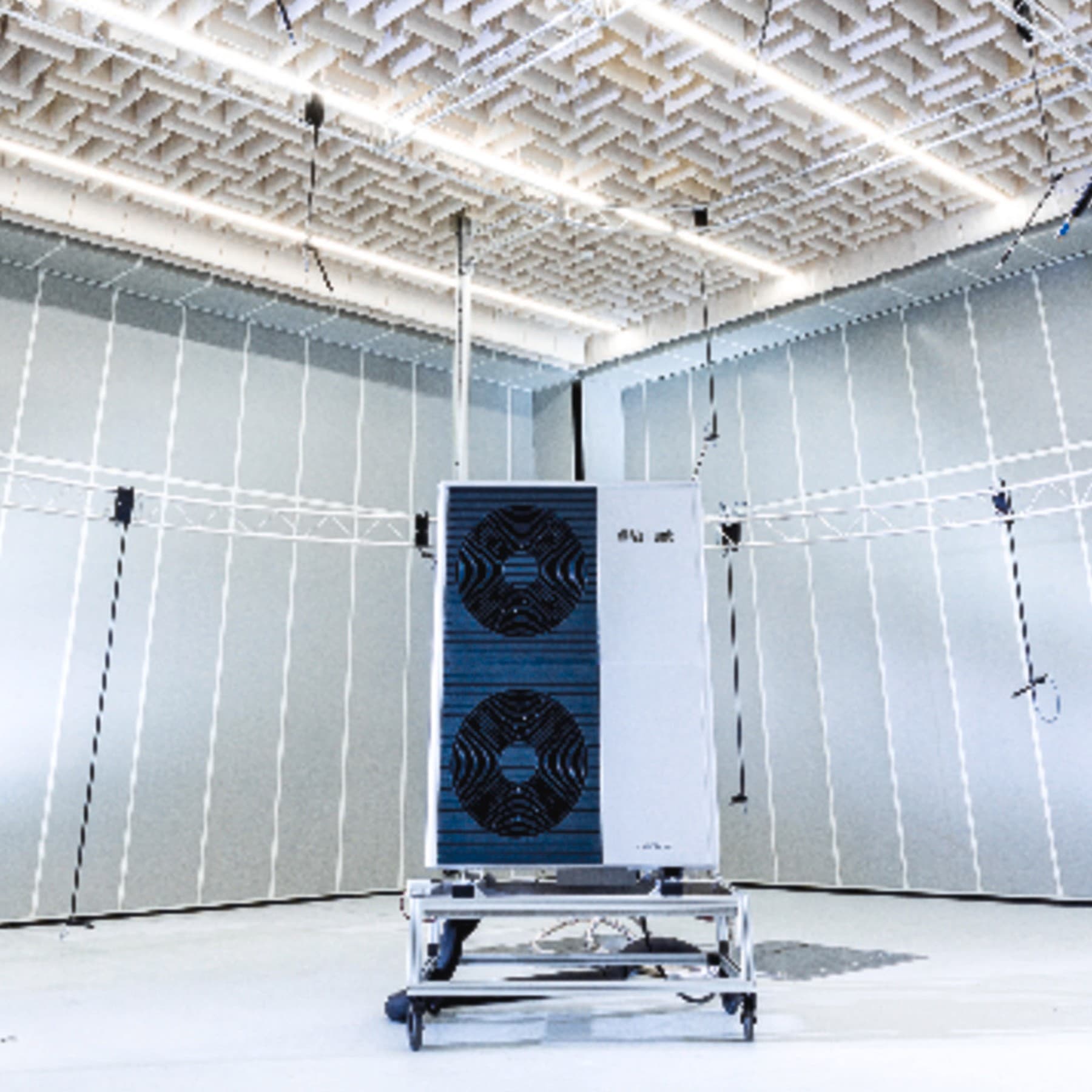 Vaillant-Wärmepumpe in einem Testzentrum