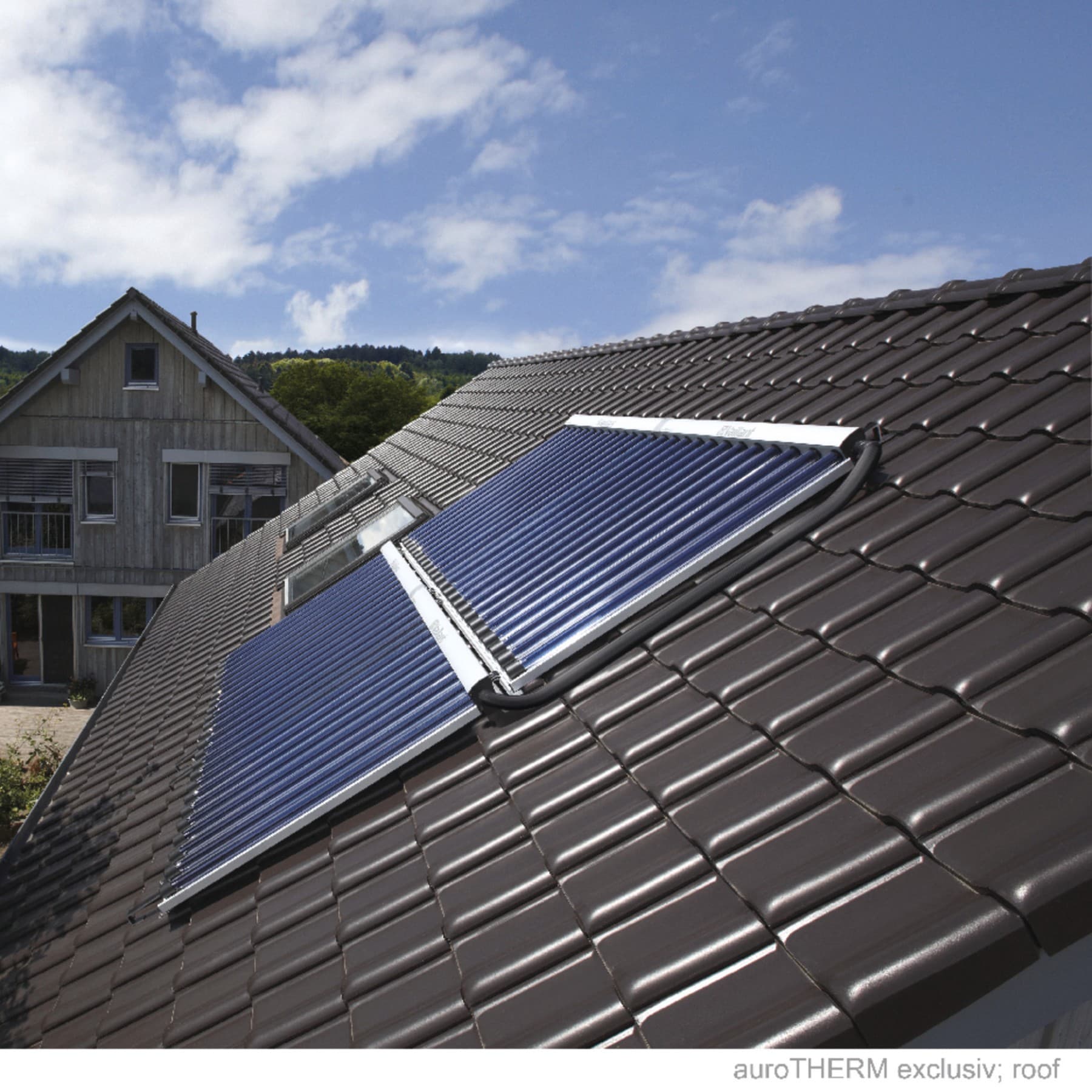 Solaranlage auf dem Dach