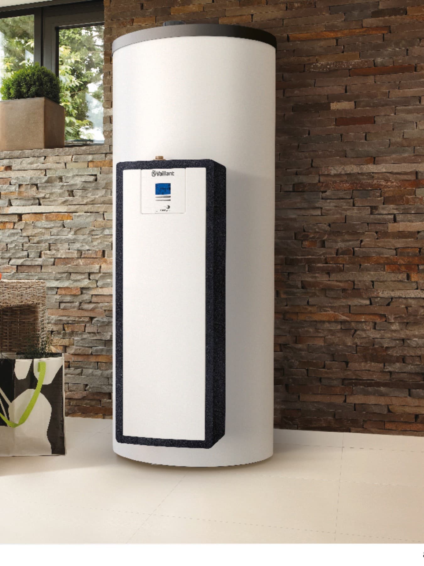 Vaillant Speicher in einem Wohnraum