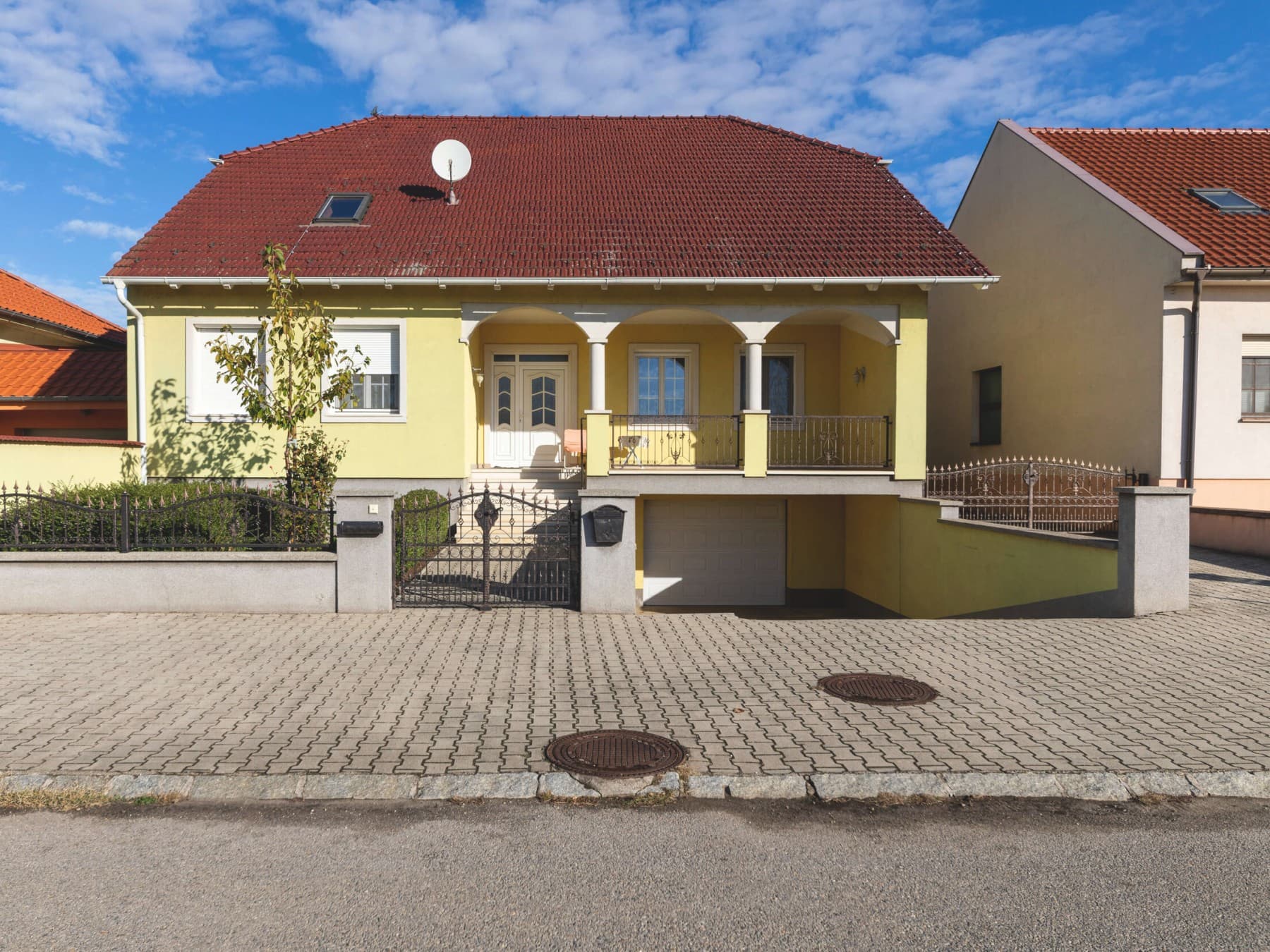 Einfamilienhaus von vorne