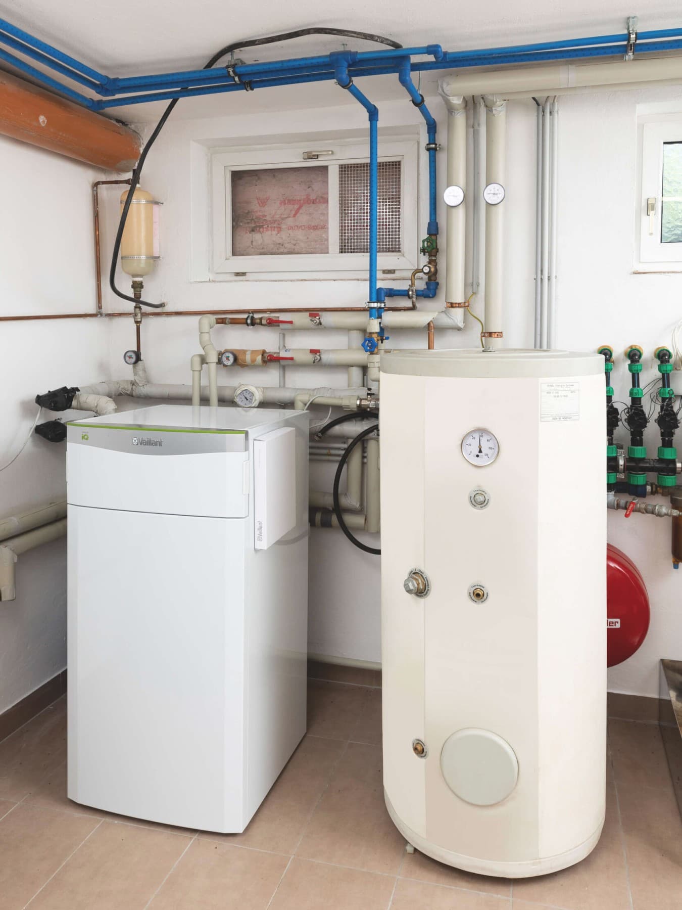 Vaillant Geräte in einem Heizkeller