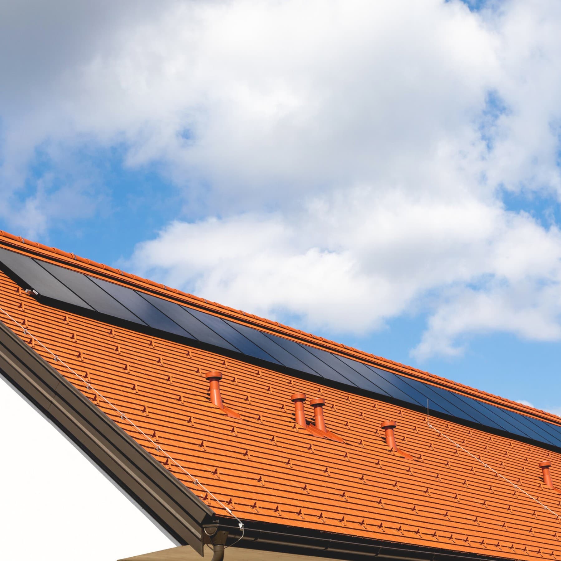 PV Anlage auf dem Dach