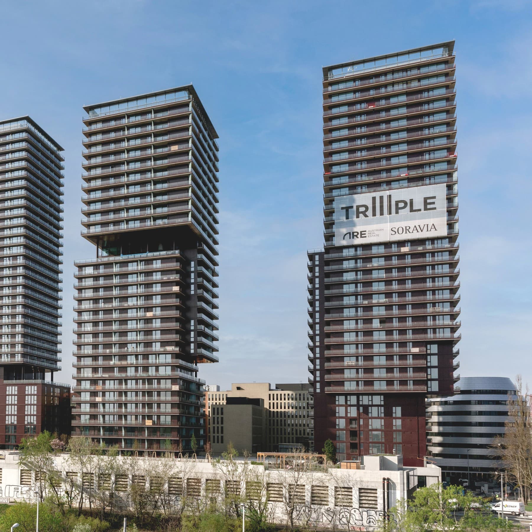 Triiiple Gebäude in Wien